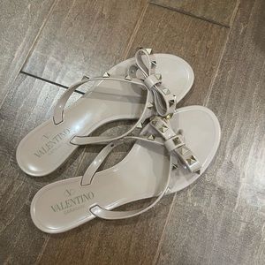 Valentino rockstud jelly sandal